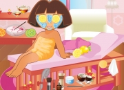 Jeu Dora au salon de spa