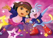 Jeu Dora en voiture avec Babouche vers une soirée musiciale