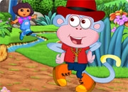 Jeu Dora et Babouche Habillage