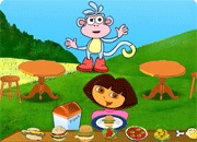 Jeu Dora et Babouche au picnique