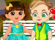 Jeu Dora et son valentin