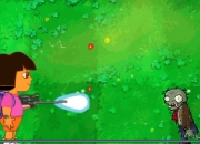 Jeu Dora extermine les zombies