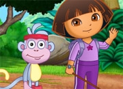 Jeu Dora fait de la gymnastique