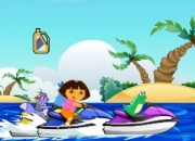Jeu Dora fait du Jetski