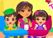 Jeu Dora la gardienne des jumeaux