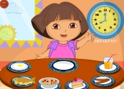 Jeu Dora mange santé
