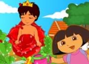 Jeu Dora plante des fleurs