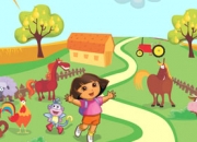 Jeu Dora s'amuse dans l'air de jeu
