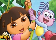 Jeu Dora saute sur les nuages