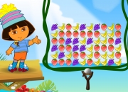 Jeu Dora tire sur les fruits