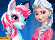Jeu Elsa Poney Reine des neiges