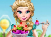 Jeu Elsa enceinte ice cream