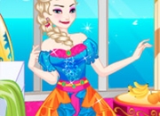 Jeu Elsa à la plage Reines des Neiges