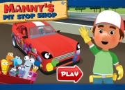 Jeu Fabrique ta voiture Manny et ses outils