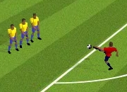 Jeu Foot tire au but addiction