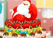 Jeu Frozen prépare gâteau Noel