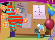 Jeu Fête surprise avec pinata et Manny