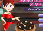 Jeu Gâteau cimetière avec Sarra Halloween