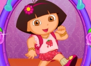 Jeu Habillage Dora va à l'école