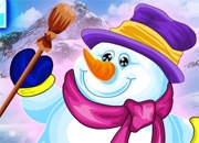 Jeu Habiller Bonhomme de neige
