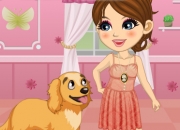 Jeu Habiller Dora et son chien