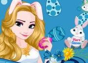Jeu Habiller Elsa pour Pâques