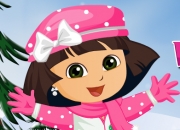 Jeu Habiller dora pour l'hiver