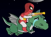 Jeu Halloween Spiderman vol la nuit