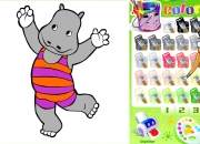 Jeu Coloriage Hippopotame