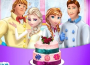 Jeu La Reine des Neiges gâteau de mariage