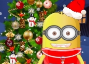 Jeu Minions habille l'arbre de Noel