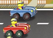 Jeu Minions voiture de course