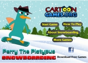 Jeu Perry fait de la plance è neige