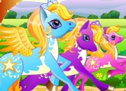 Jeu Poney participe à la course
