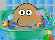 Jeu Pou dans le bain