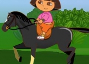 Jeu Princesse Dora en Cheval