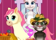 Jeu Talking Tom et Angela Poney