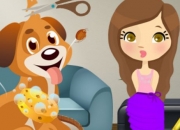 Jeu Violetta soigne le chien