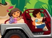 Jeu Voiture Dora et Diego