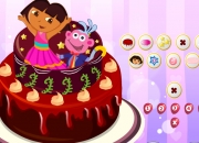 Jeu dora cuisine décoration de gâteau