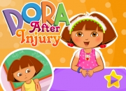 Jeu dora est blessée