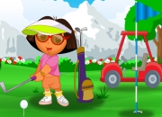 Jeu habiller dora pour le golf
